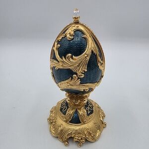 Vintage Joan Rivers Classic Collection "2000 Millennium" Faberge Egg with Globe